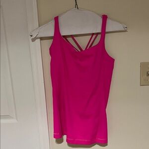 Lululemon Athletica Hot Pink Strappy Women's Tank Top
